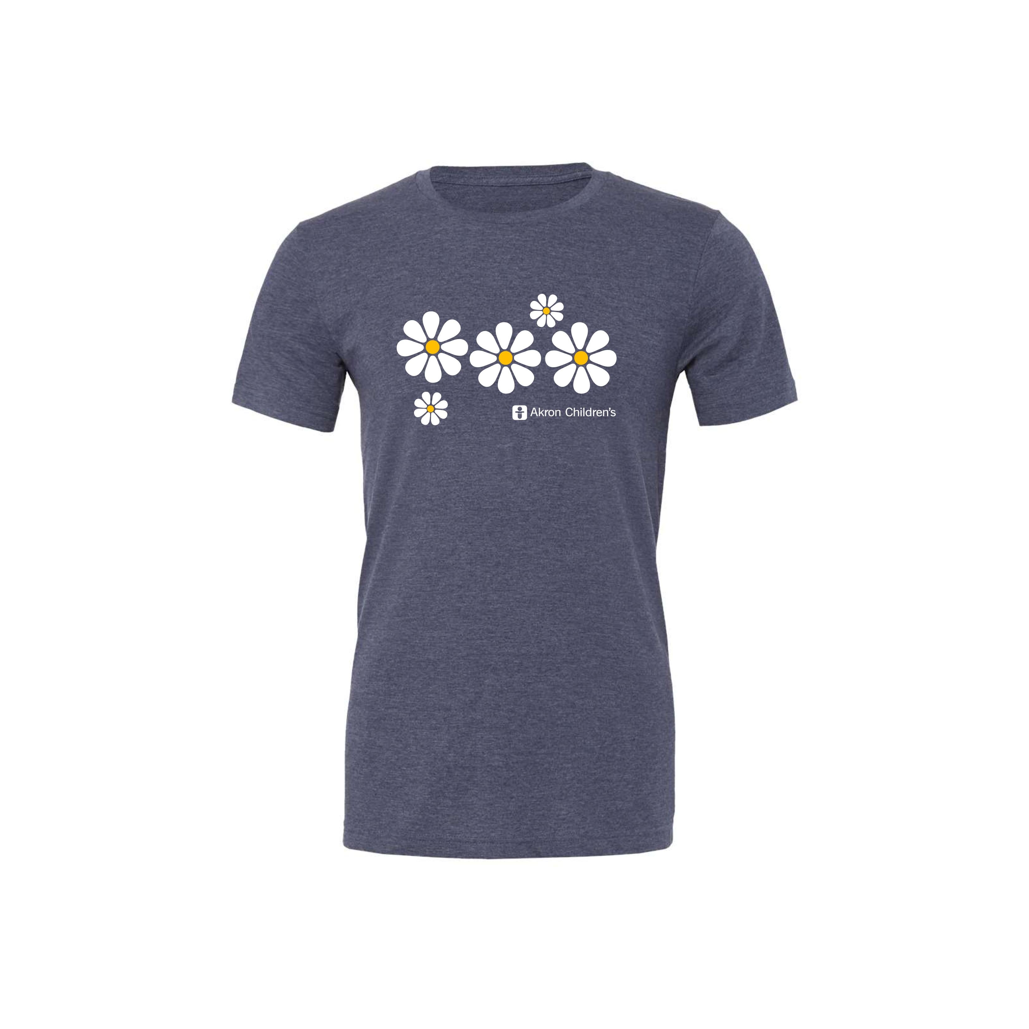 【CPGN STUDIO】Daisy Flower Short Sleeve T-shirt CarryGShop Boho Floral 3D Printed Shirts for Women